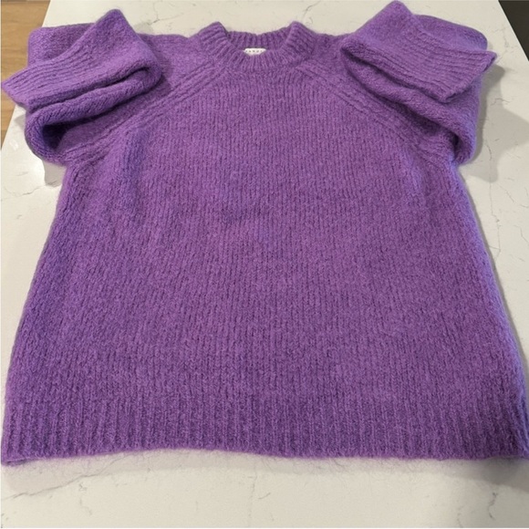 Sandro Paris - Mohair Oversize Sweater In Violet 
size 1 - Picture 3 of 9